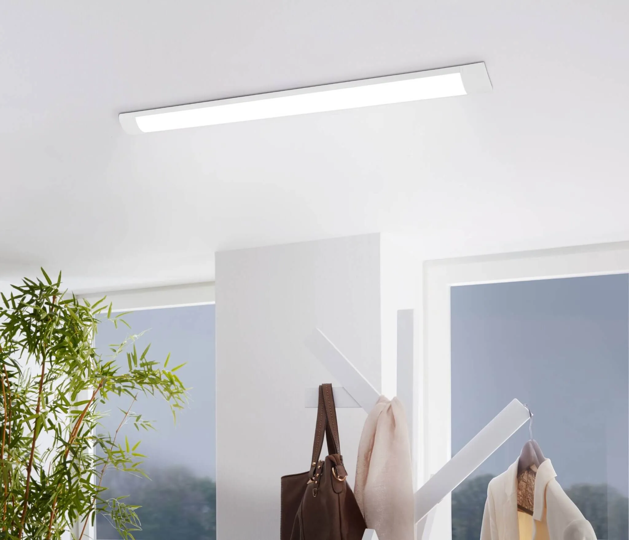 Eglo Lanky Tri-Colour LED Linear Ceiling Batten Light / Flush Fittings
