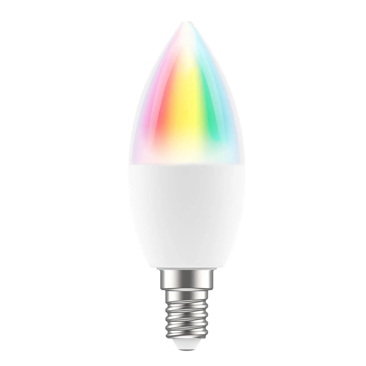 Brilliant 4.5W E14 Smart WiFi Candle C37 LED Globe with RGB and Biorhythm