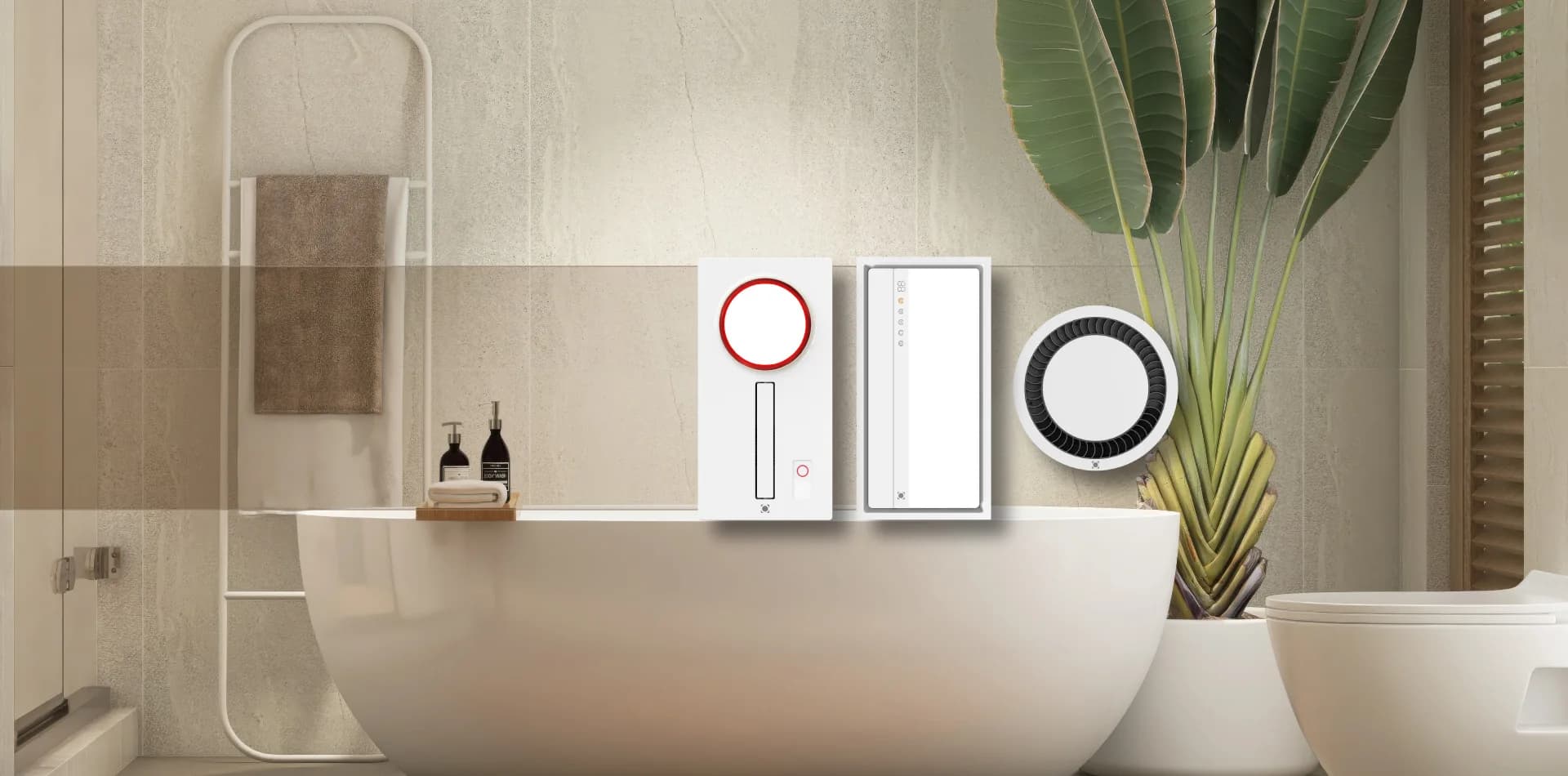 Domus premium PTC bathroom heaters